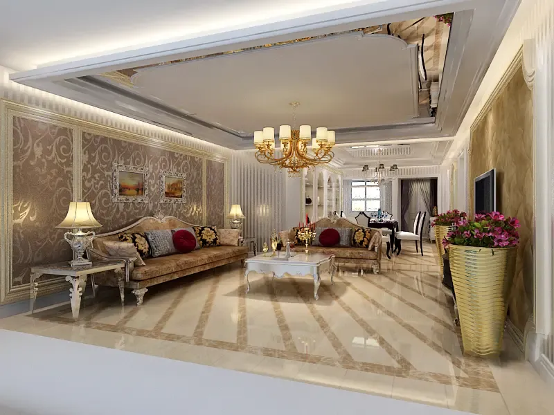 2014年流行的欧美风情设计 大户型的高贵品味盛宴