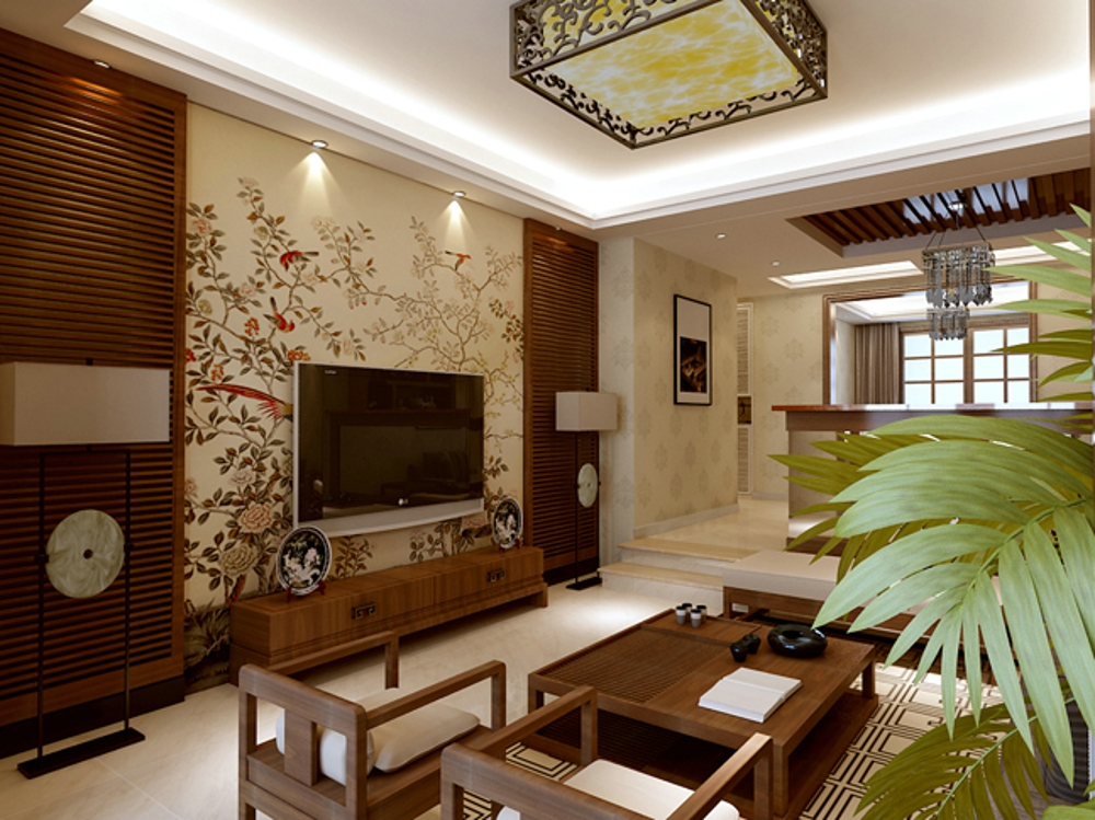 国赫红珊湾-新中式风格-230平米三居室