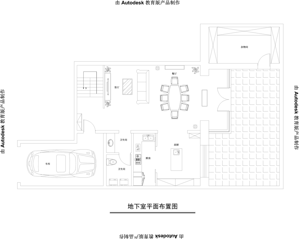 海棠公社欧式新古典风格复式家居装修效果图