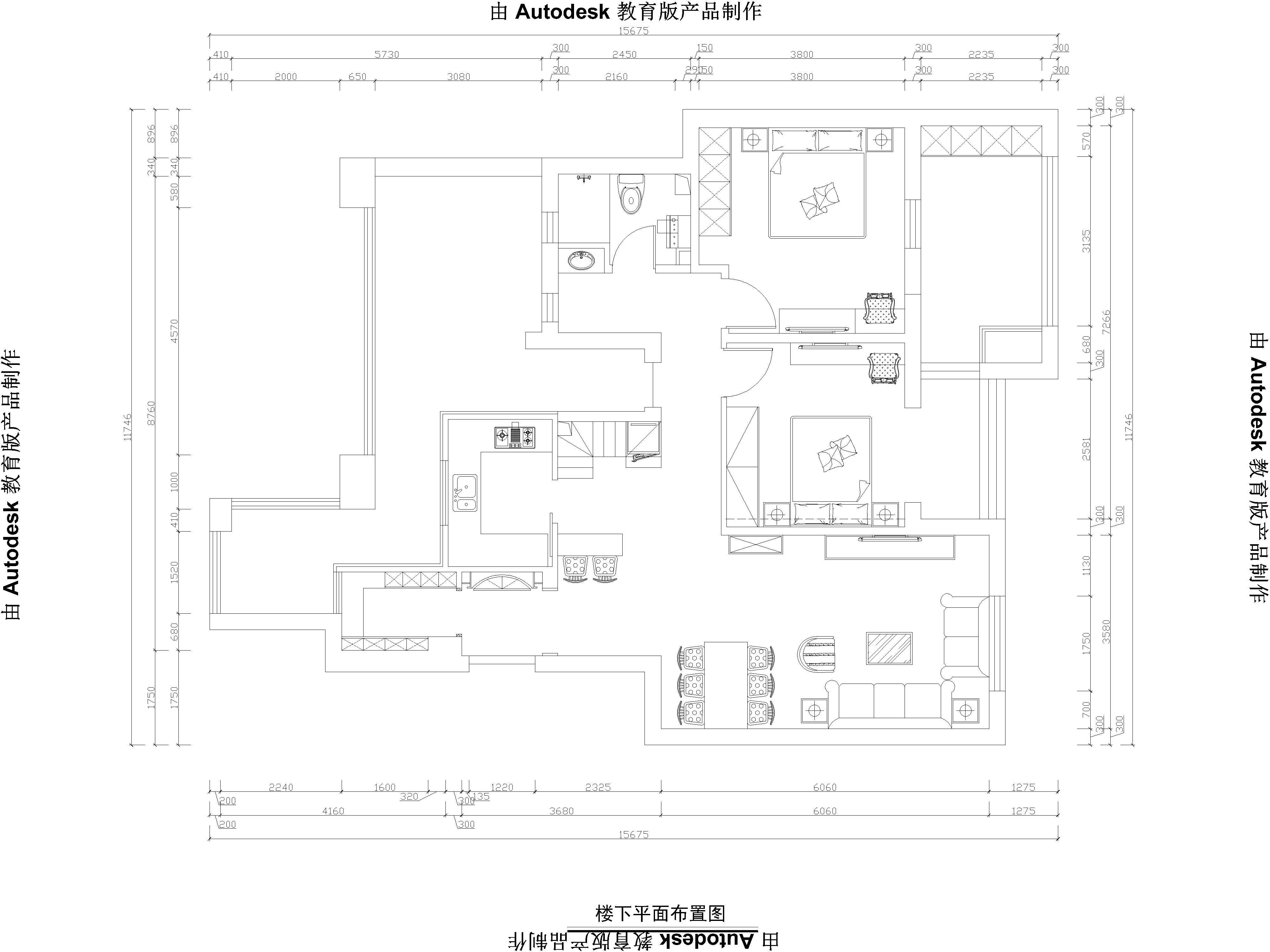 中国铁建·花语城托斯卡纳风格复式装修效果图