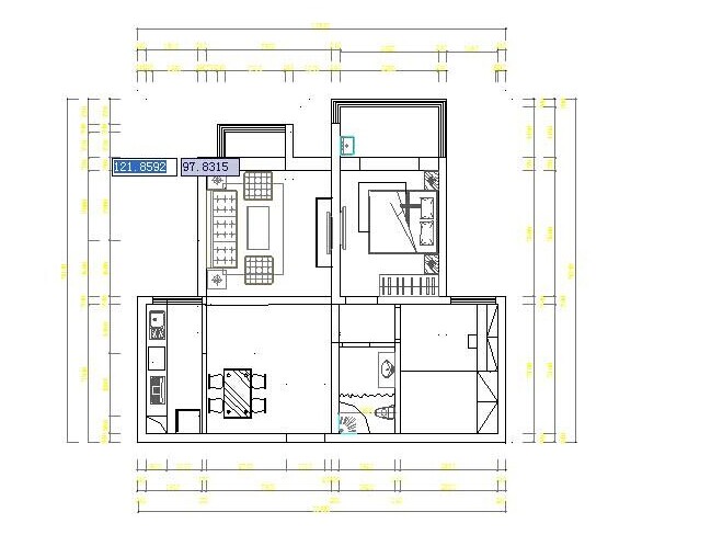 81平米二居室装修设计