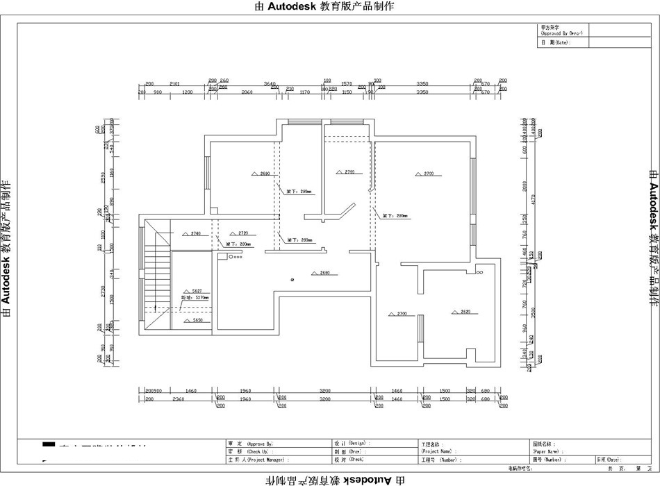 潮白河孔雀城251平米简欧风格