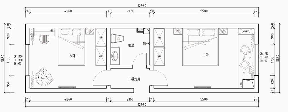 欧景城小区150平米四居室简欧风格装修效果图