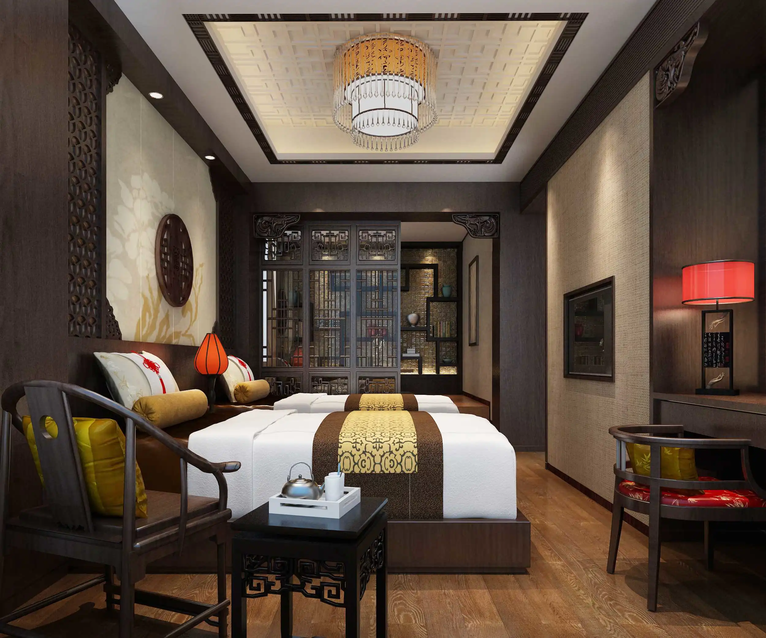 小户型也能打造出古典民族风 5套中式装修案例赏析