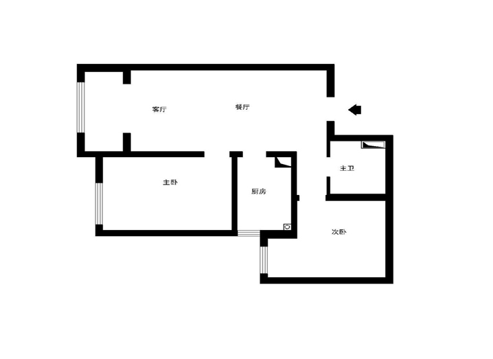 保利春天里-2居室-84平米-现代中式风格