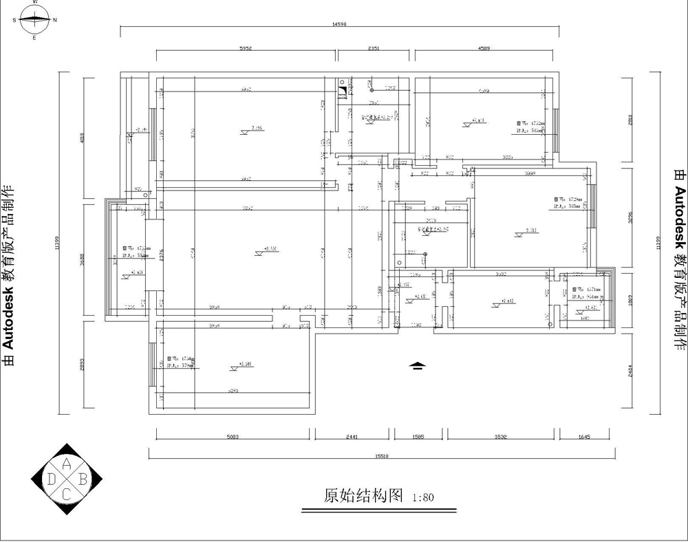 中信府166平米中式风格三居室装修效果图