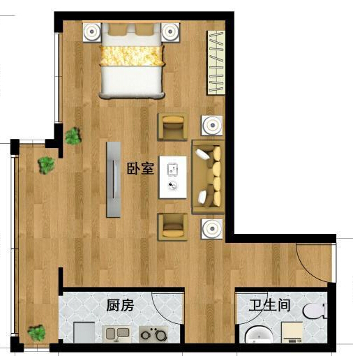 150平三居室现代简约风格新房