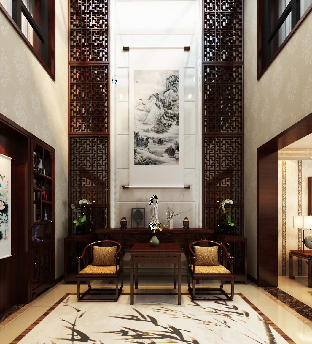 紫乐府—中式风格—二居室