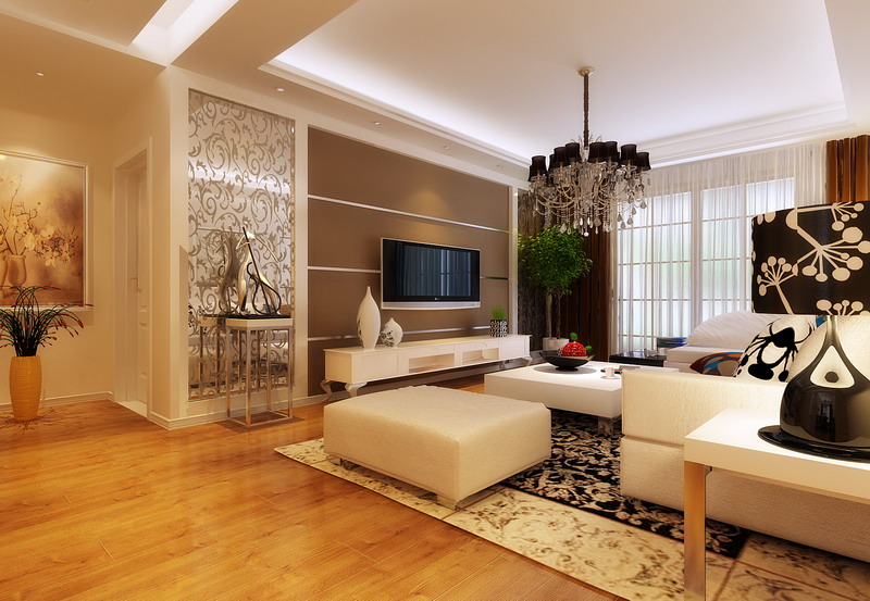 实创装饰打造160平三居室现代简约设计