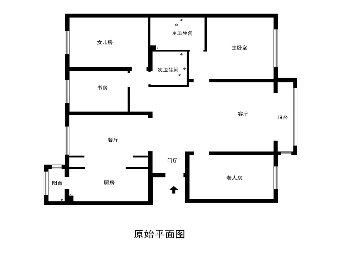 古典优雅的新中式--三居室