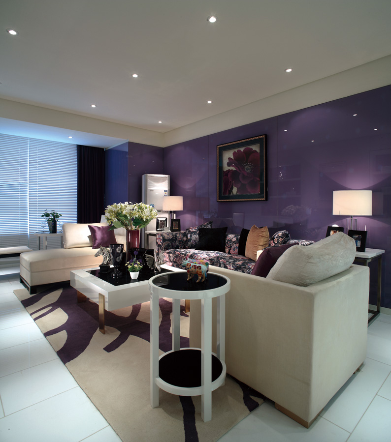 紫晶悦城两室两厅现代风格设计