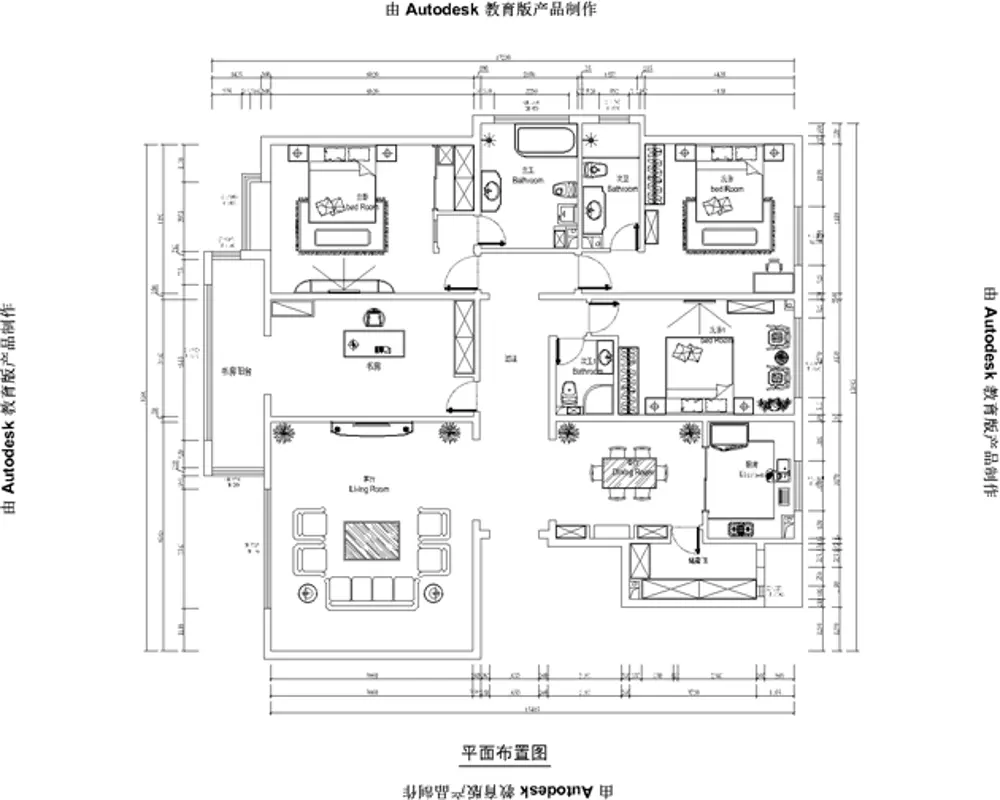 建投十号院257平米现代简约装修效果图