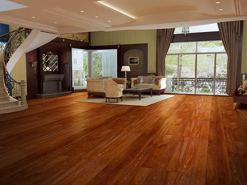 瑞嘉地板7628 纯实木地板 环保地板 桦木地板 建材