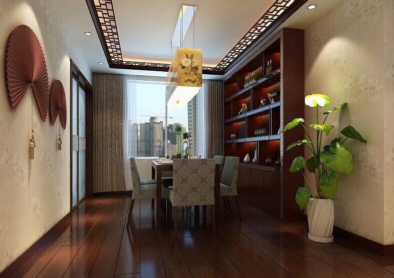国润城-三居室-140.00平米-装修设计