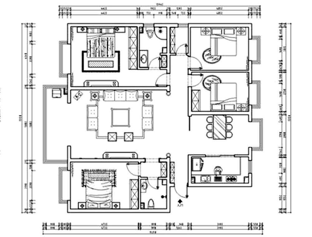 清水居180平米欧式新古典风格