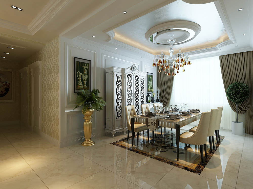 新新家园180平米古典奢华经典设计作品