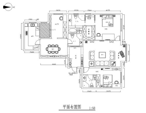 北京合建装饰 华贸城 田园风格