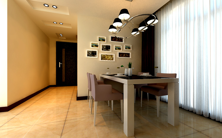 润城88平两居室现代简约风格设计方案