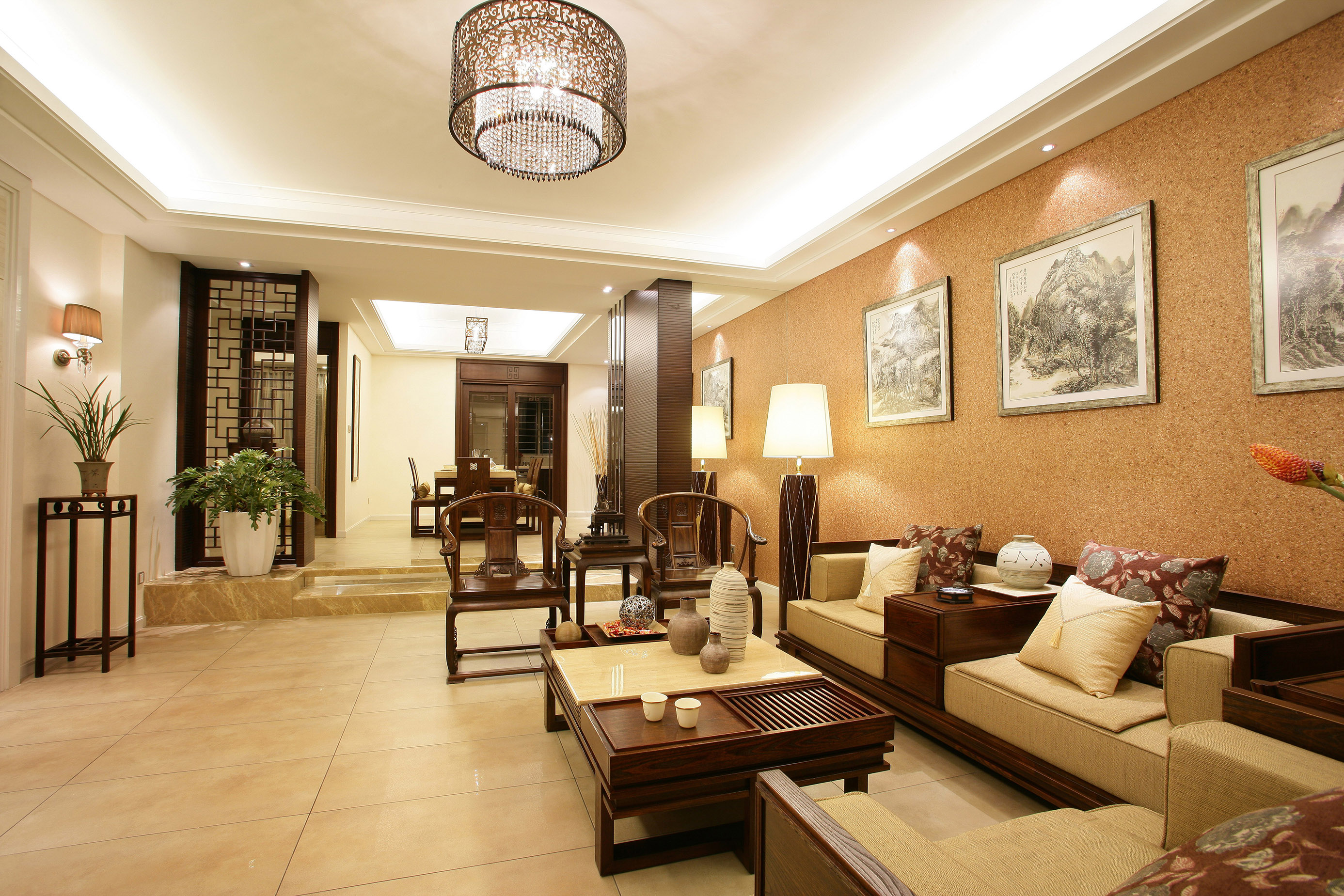 创意点亮客厅 特色客厅背景墙设计-上海装修设计