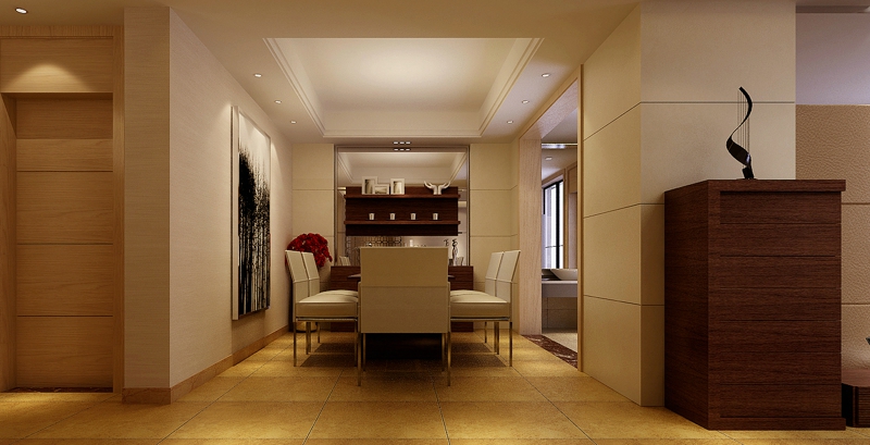 天伦锦城131平三室两厅现代简约风格装修设计