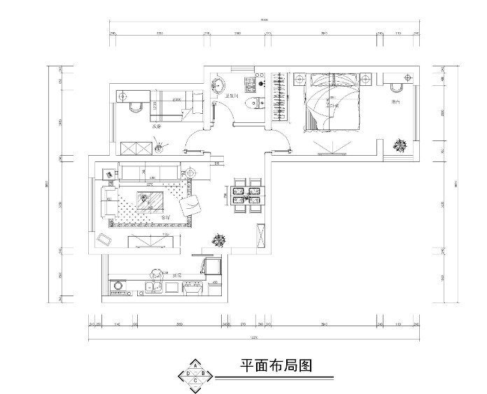 鑫苑世纪东城现代简约风格装修效果图