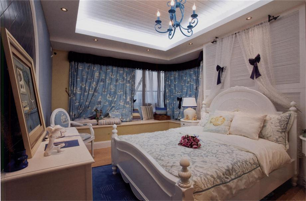 地中海风格--二居室——91平米经典地中海