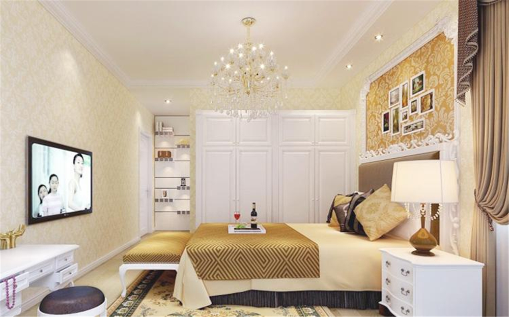 简欧风格--二居室——90平米白色系的浪漫