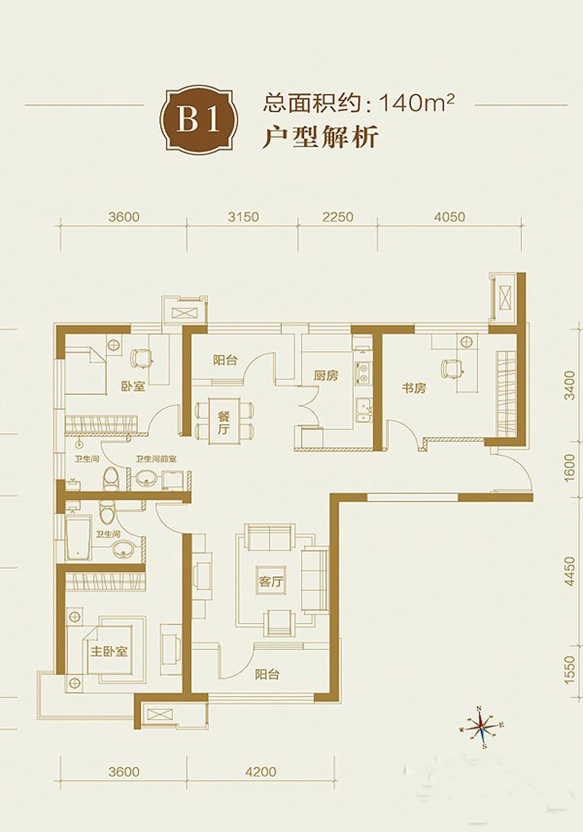 东南亚风格-三室-客厅-行之舰装饰公司