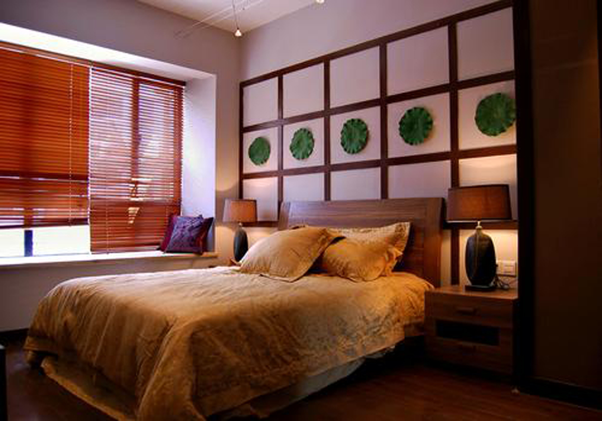 东南亚风格-二居室-卧室- 行之舰装饰有限公