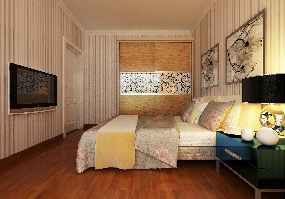 永威翡翠城-两居室-现代简约风格装修效果图