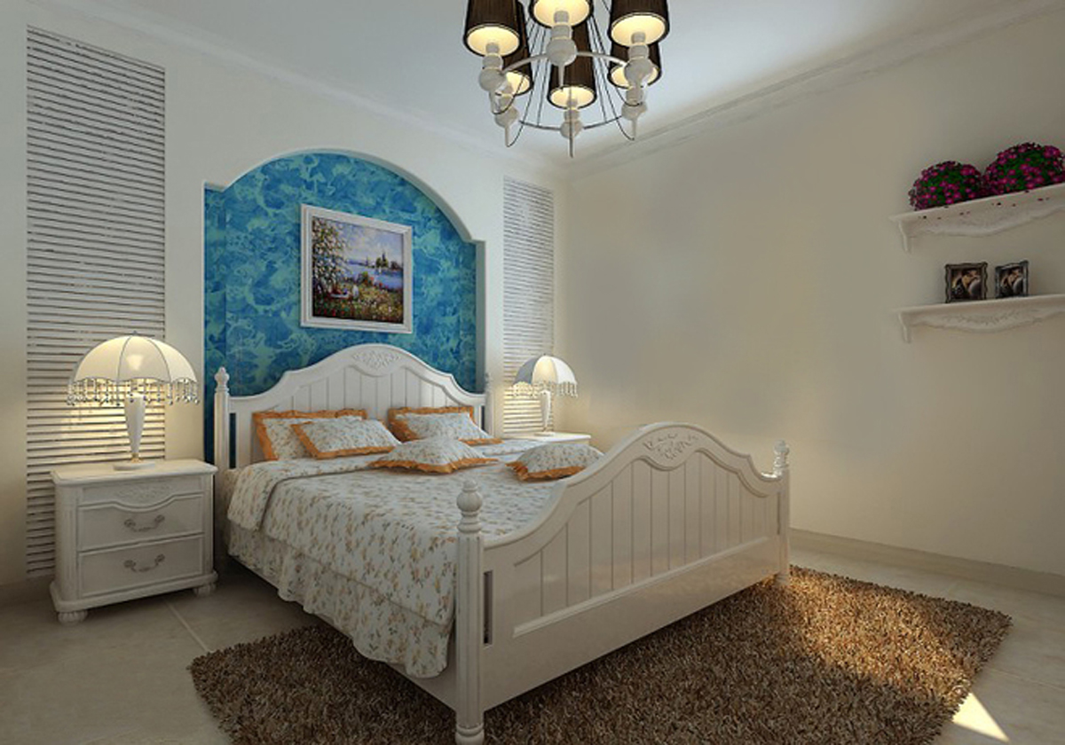 地中海风格-二居室-客厅-行之舰装饰
