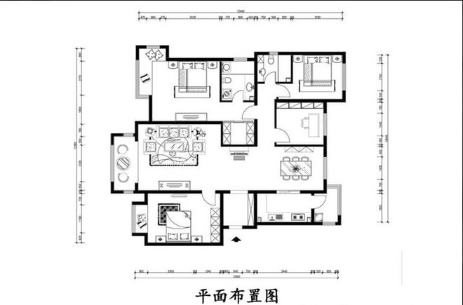 中国铁建--欧式风格大三居