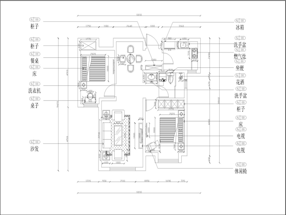 中式典范 | 中信公园城 两居室