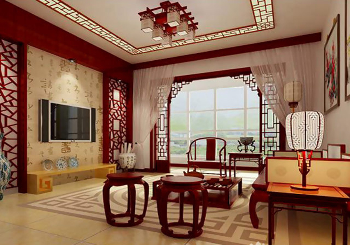 中式风格-三居室-卧室-行之舰装饰