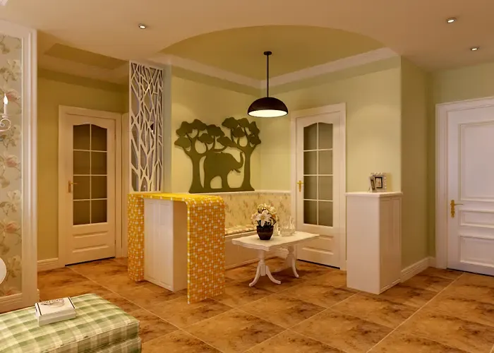 石家庄业之峰同祥城94平米韩式田园风格效