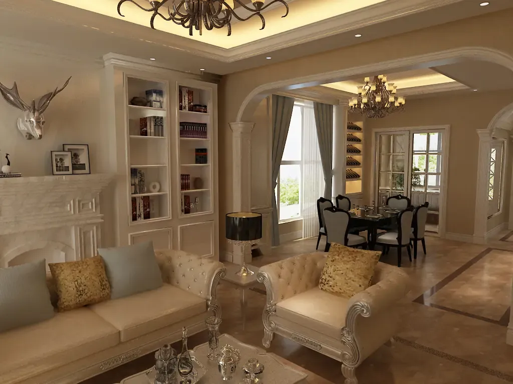 丰南嘉诚华府300平新古典风格