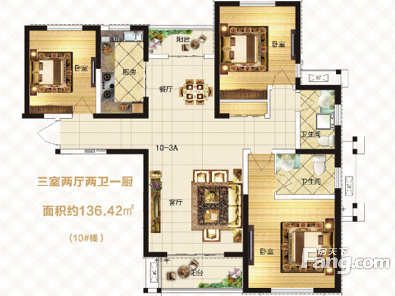 中式风格三居室