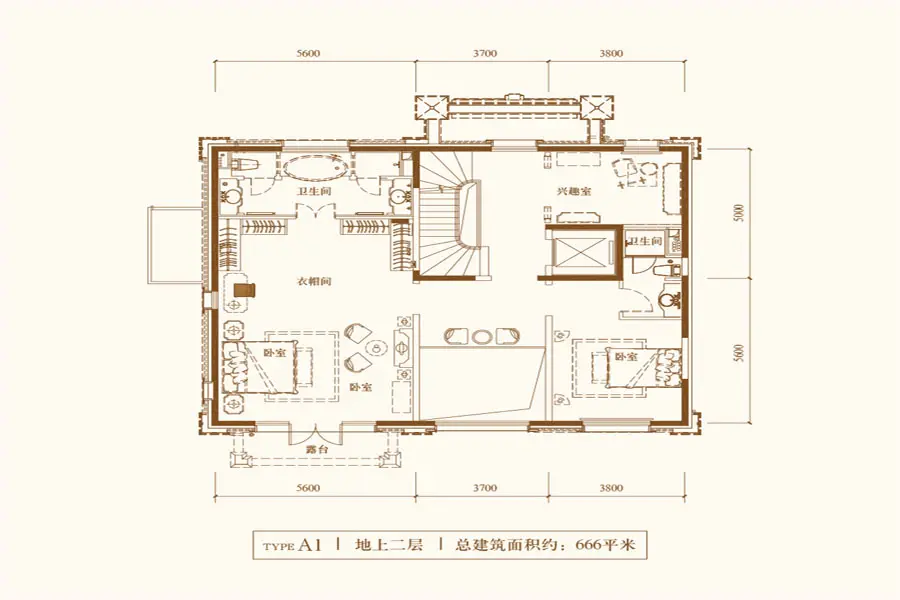 后现代风格龙湖双珑原著装修设计案例