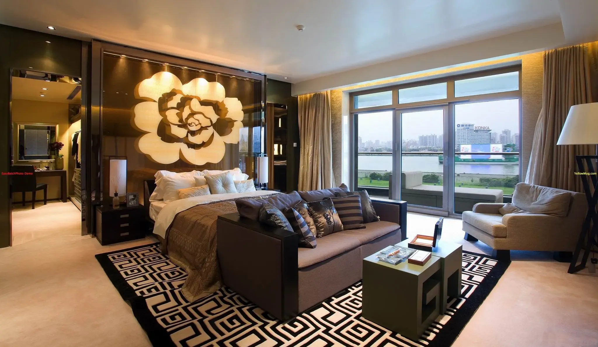 后现代风格三居室160平米28万-旭辉御锦装修案例-北京房天下家居装修