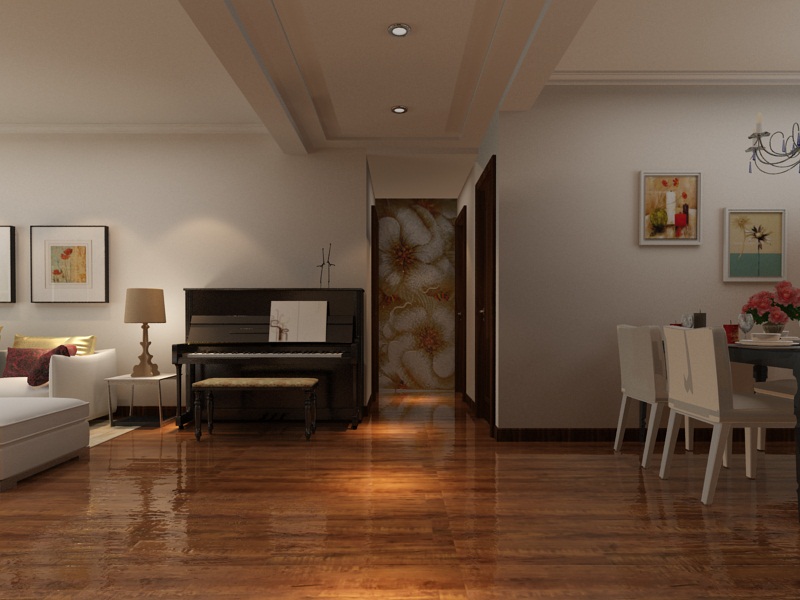 想象国际二期三室两厅现代简约风格设计