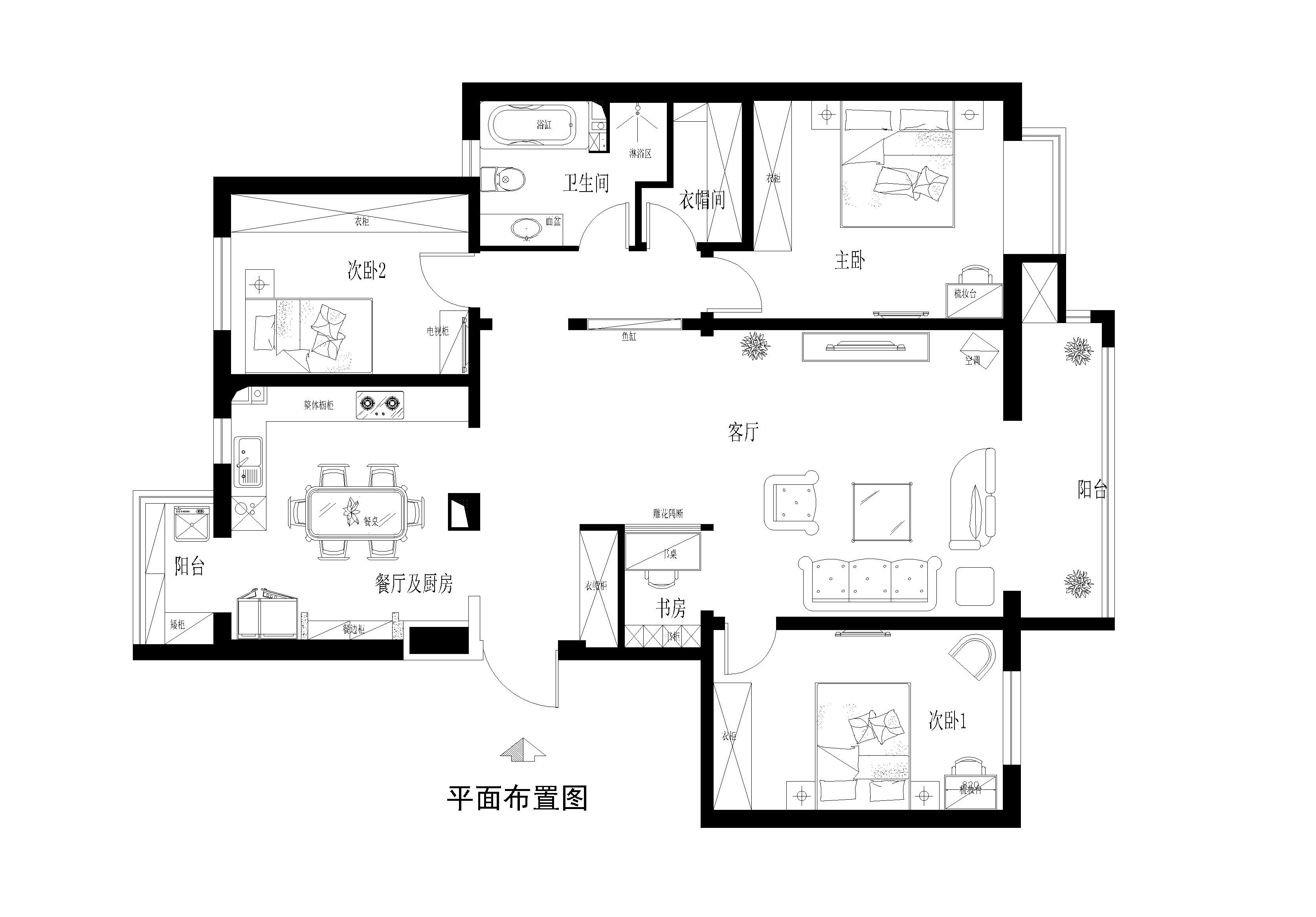 起居室设计平面图图片