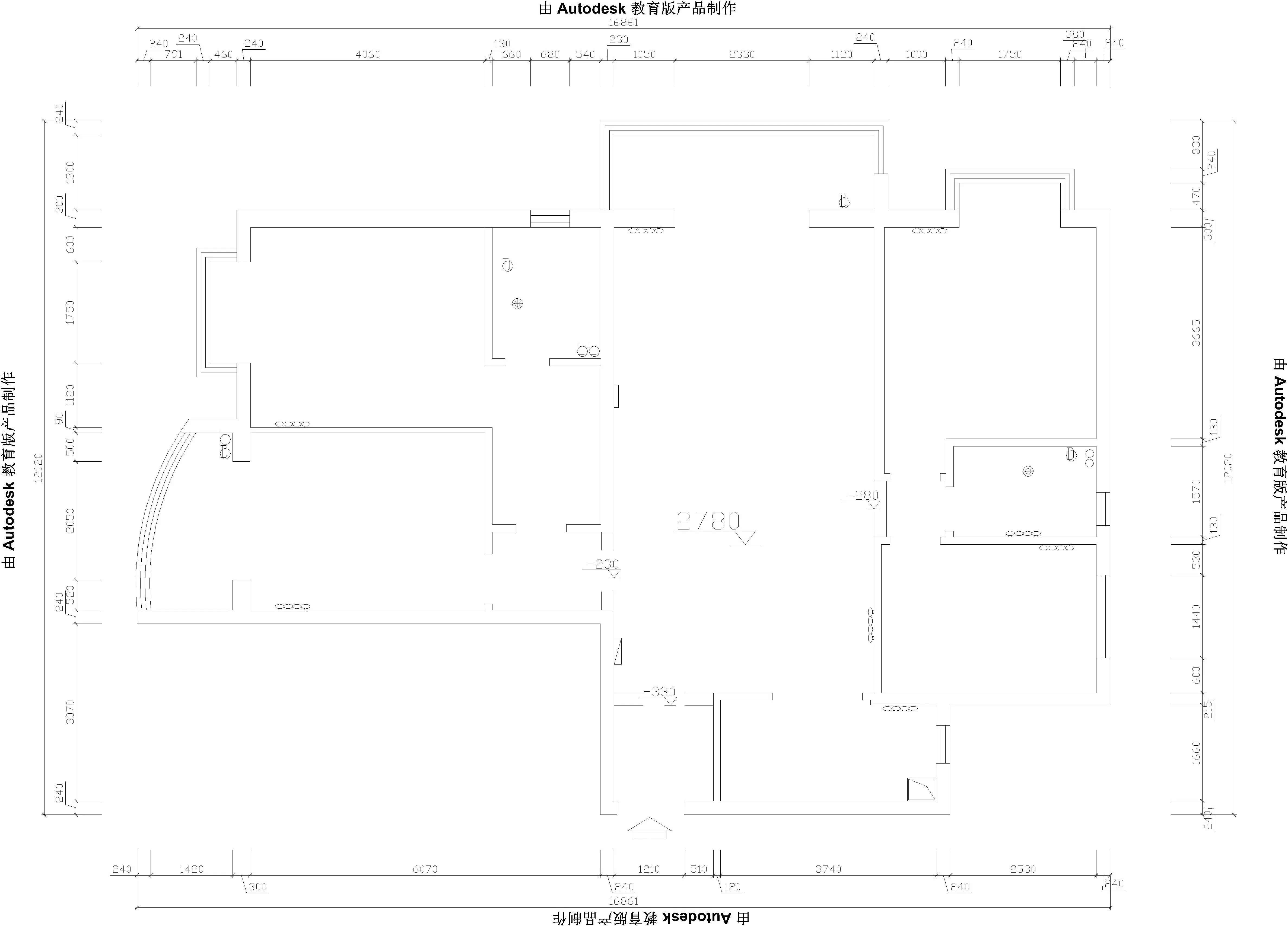 公园一号-新中式-四居-龙文装饰