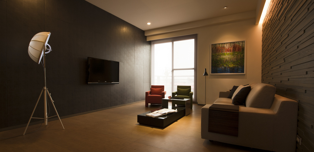 蓝山印象三室两厅现代简约风格设计