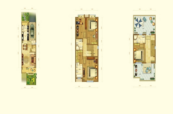 法式新古典宜山居别墅设计200平米