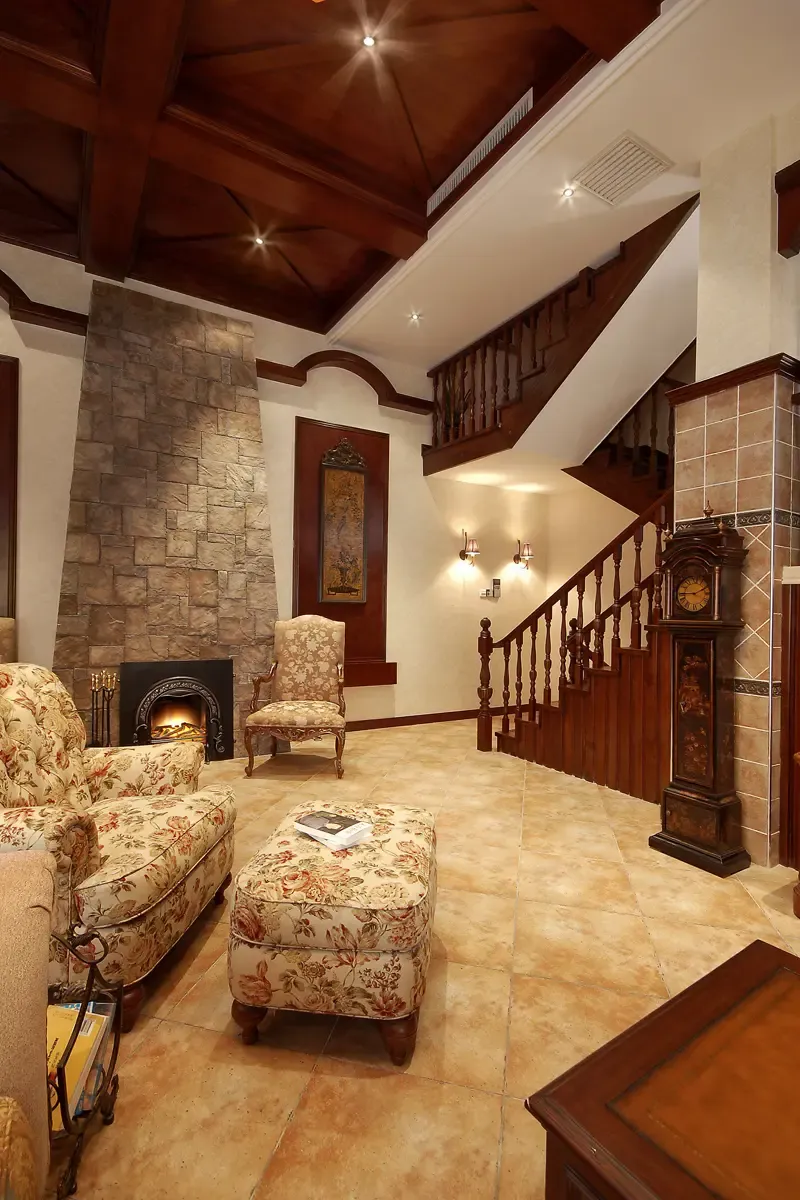 欧美风情三居室306平米40万_金隅·澜湾装修案例-衡水房天下家居装修