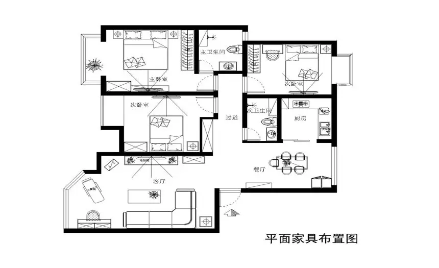 温馨灵动的简约三居室