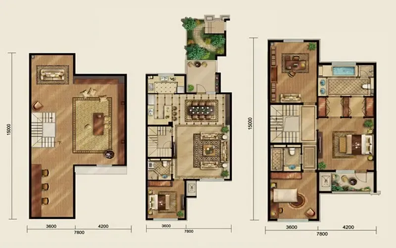 格林云墅户型图