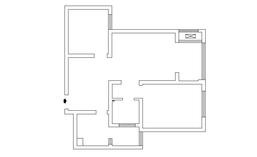 贰号城邦89平两居室中式风格装修设计方案