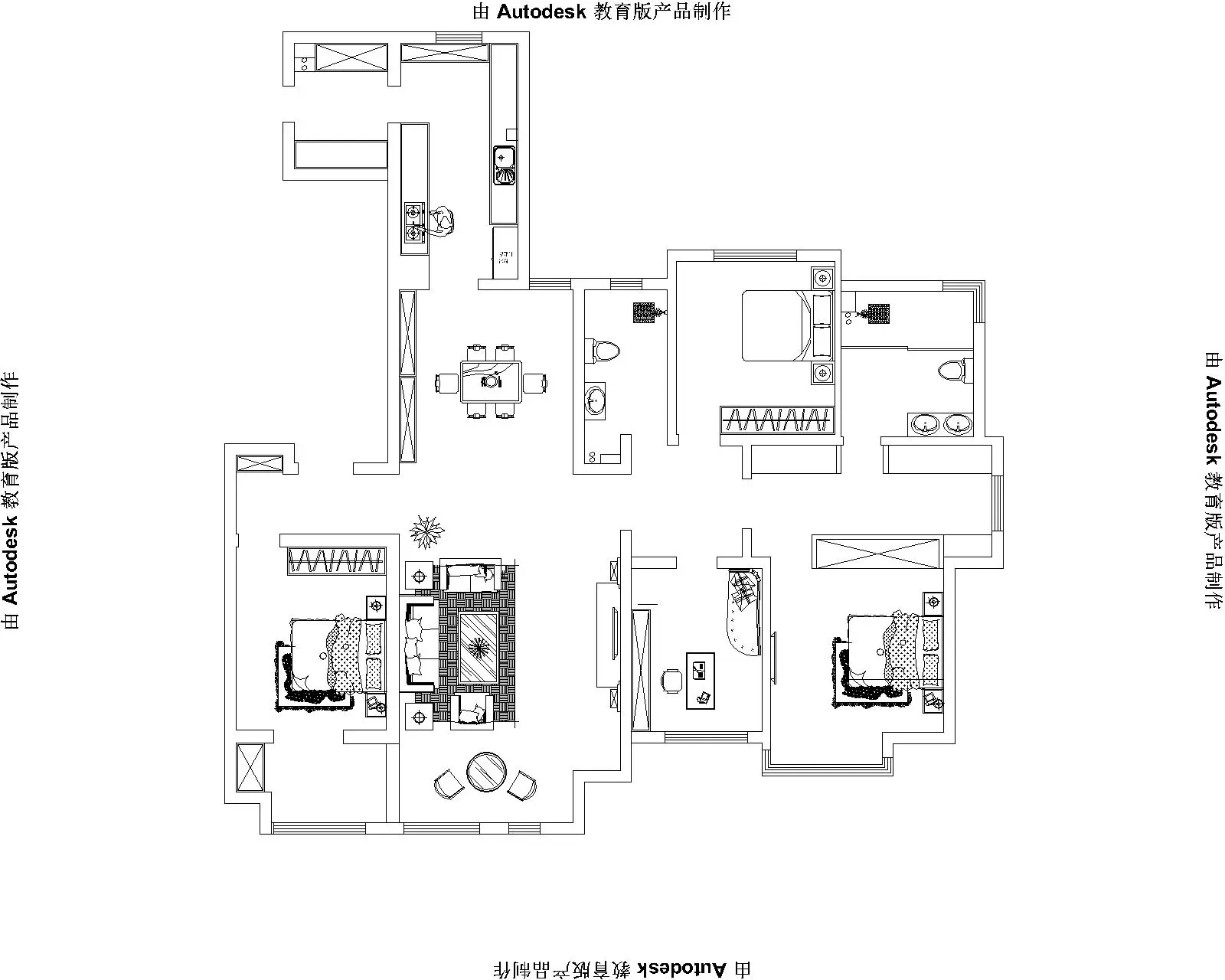 【装修体验馆】想象国际-216平米-中式风格