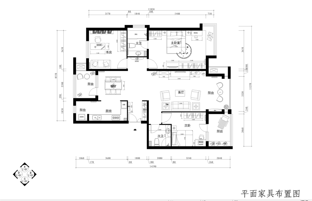 领秀慧谷150平欧式风格案例赏析